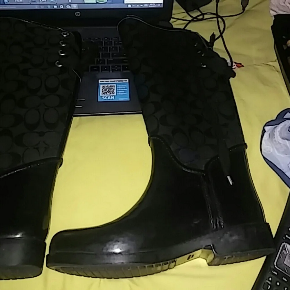 Coach Laceup Rainboots